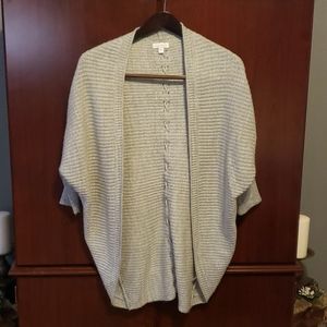 Charming Charlie cardigan batwing style gray